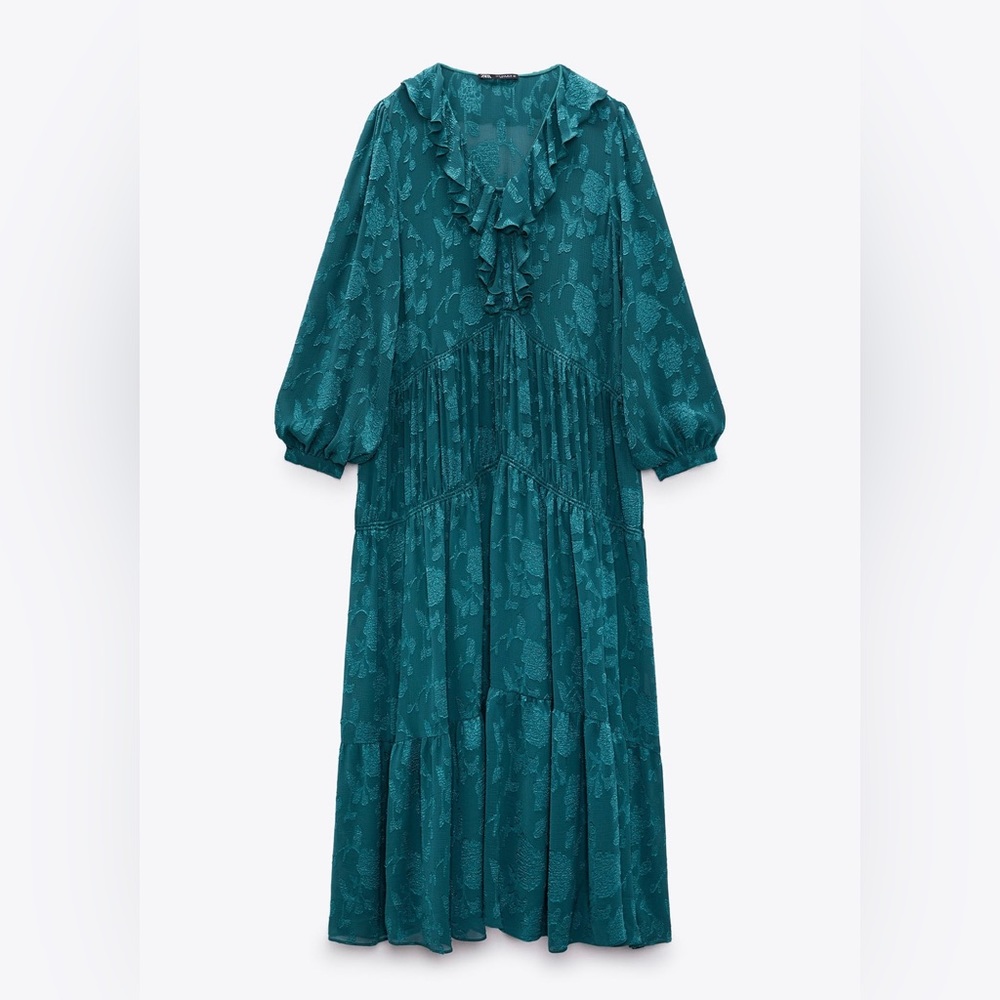 Zara v-neck dress